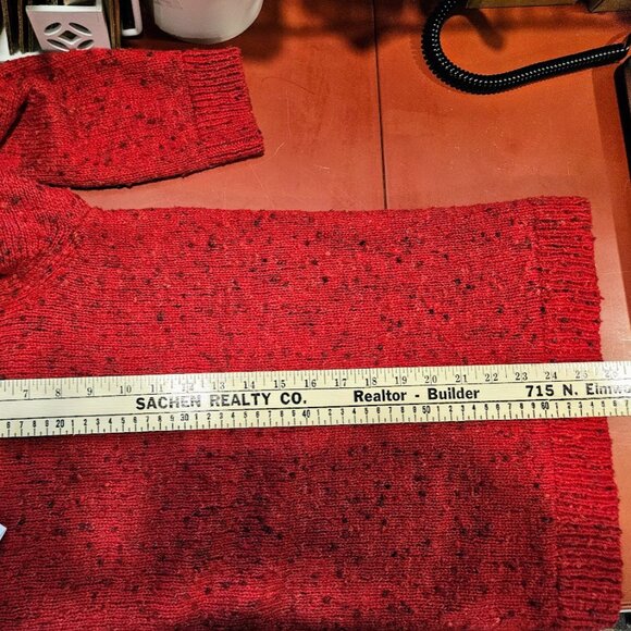 J. Jill Women's Large Buttoned Shoulder Pullover Sweater Red NEW with Tags - Picture 11 of 14